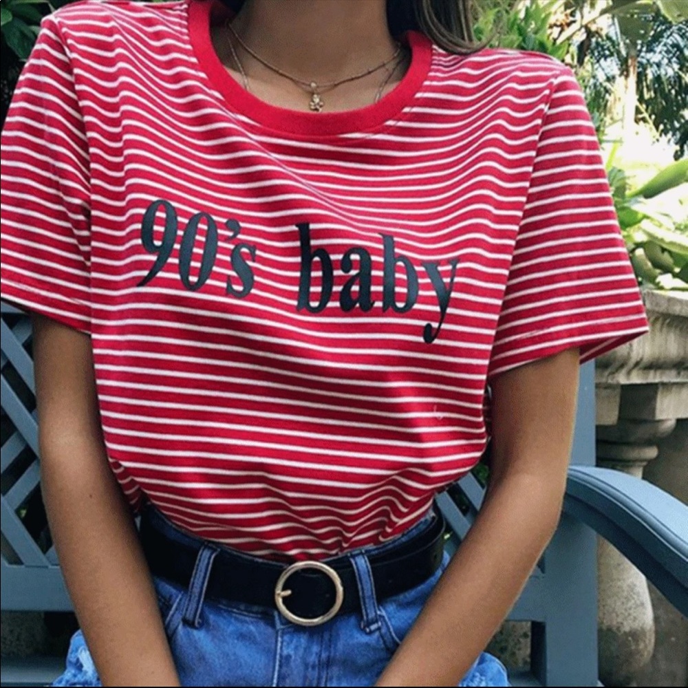 90s baby shirt medium size runs small super soft - Picture 2 of 7